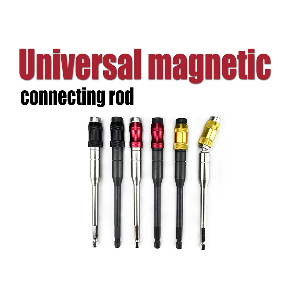 

143mm 1/4 inch Magnetic Screw Drill Tip Bit Holder Drive Guide Extensions Rod Tools Electric Drill Adapter Connector