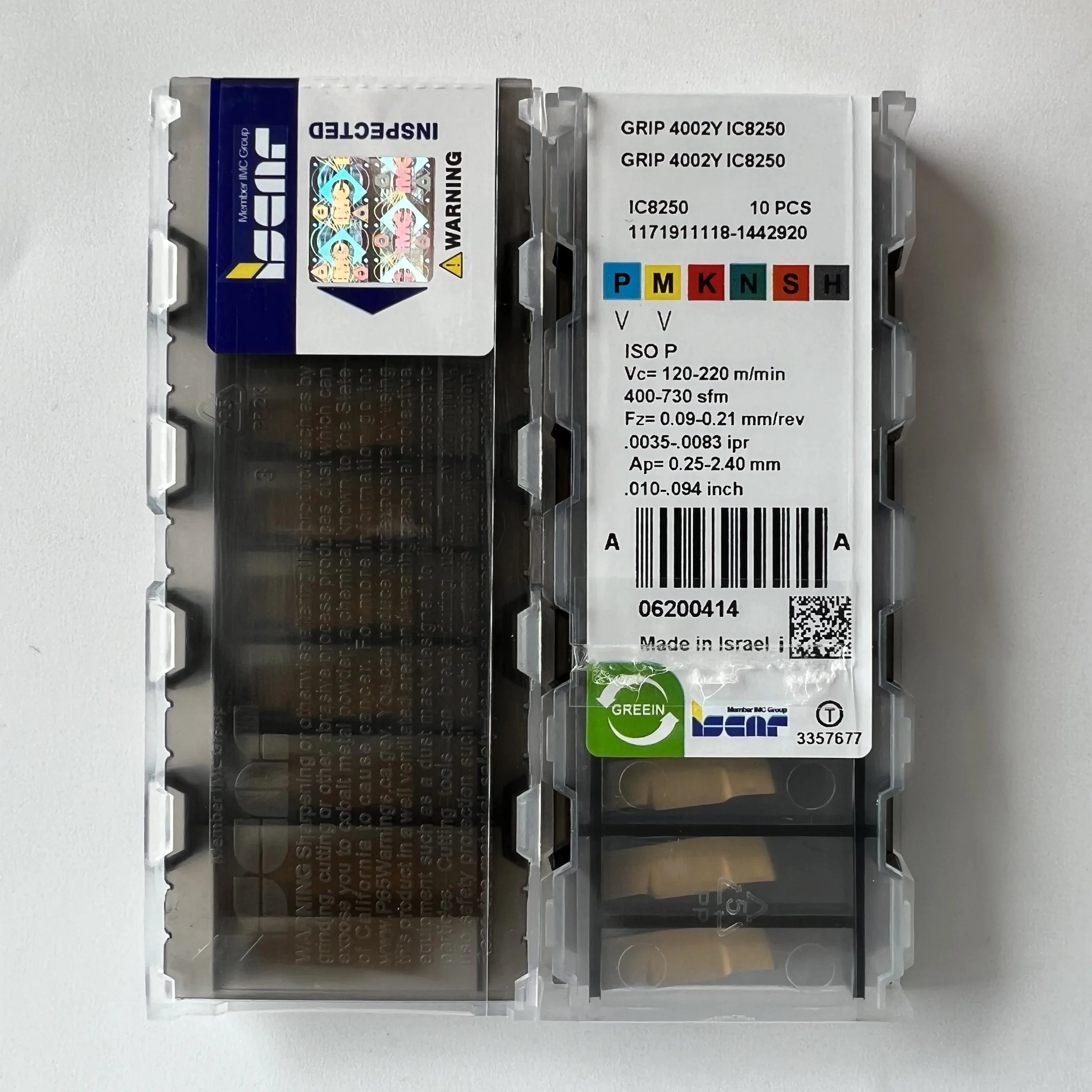 GRIP4002Y IC8250 Лезвие с ЧПУ