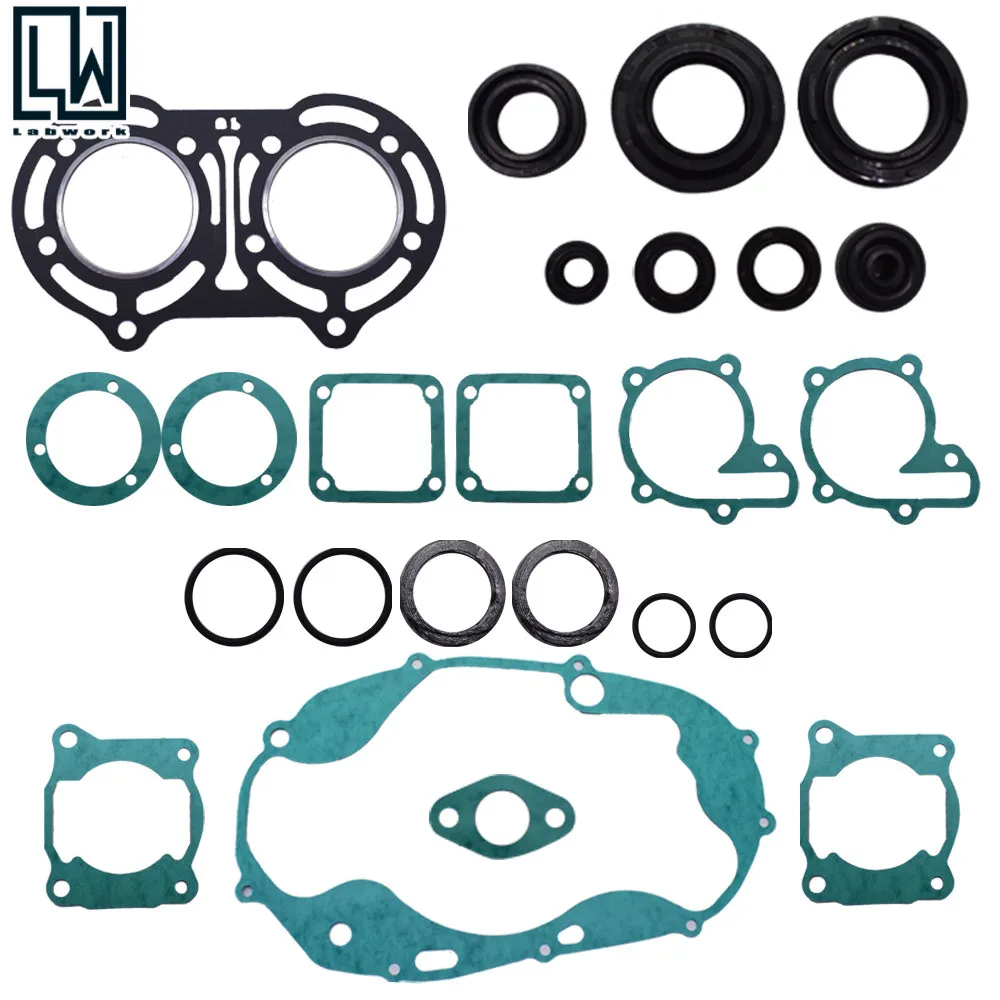 

Engine Gasket Set With Oil Seals Kit For 1987-2006 Yamaha Banshee YFZ350