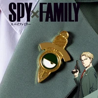 anime spy%c3%97family loid forger alloy brooch pin cosplay for clothes backpack badge decoration gift