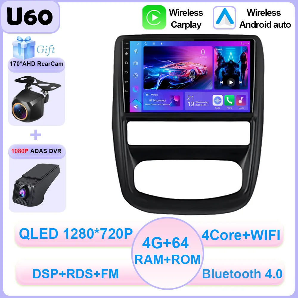 

Android для Renault Duster 1 2010-2015 для Nissan terrano lll 3 2014-2022 Автомагнитола Мультимедийный видеоплеер Навигация GPS