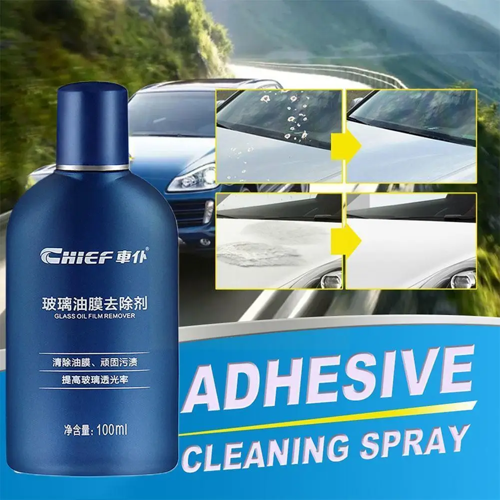 

100ml Auto Car Front Windshield Cleaning Paste Oil Film Remover Cleaner Automotive Glass Coating Agent Tools For Glass Univ B6n3