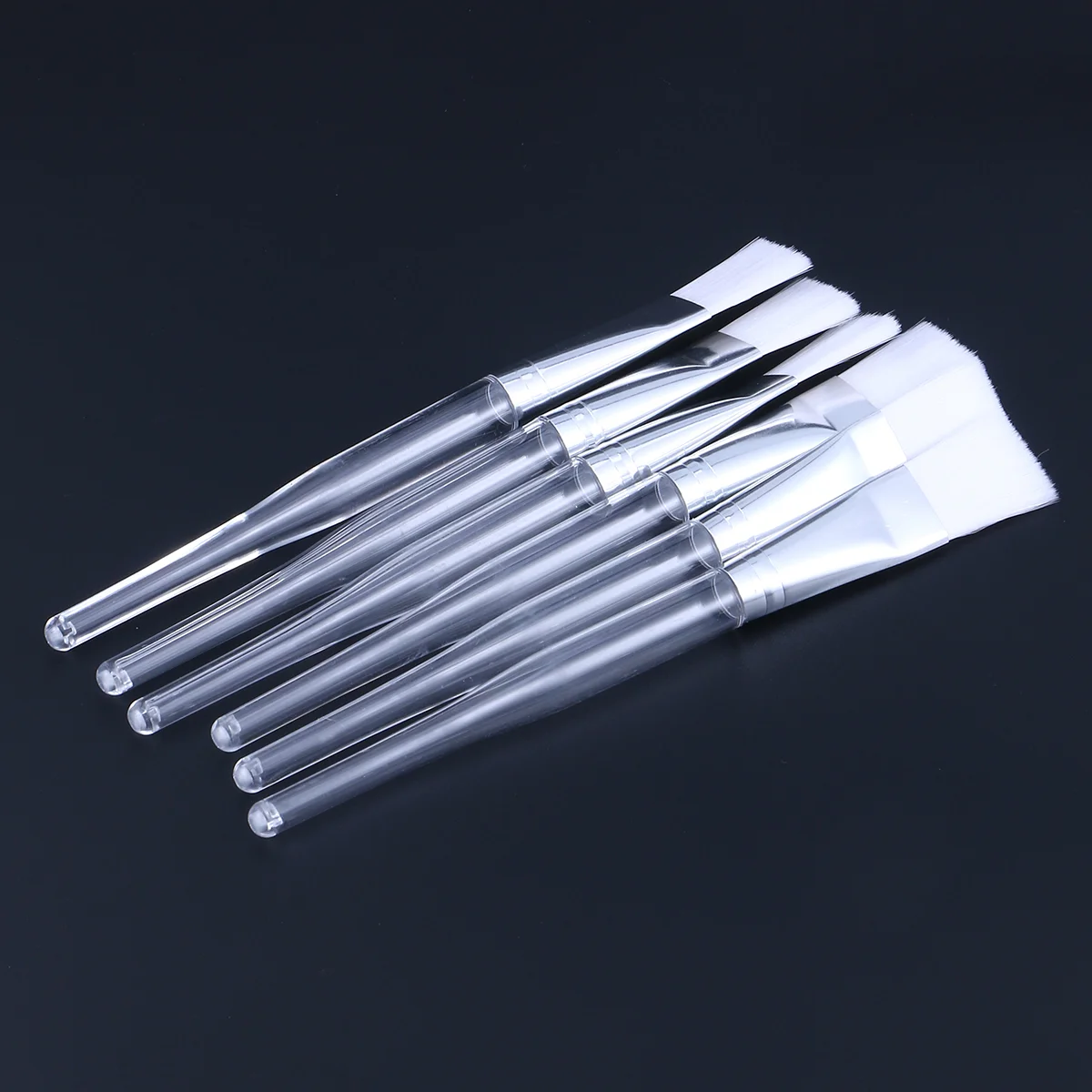 

Brush Face Applicator Facial Silicone Masksspatula Makeup Mudbrushes Beauty Transparent Spatulas Facials Rod Crystal Flexible