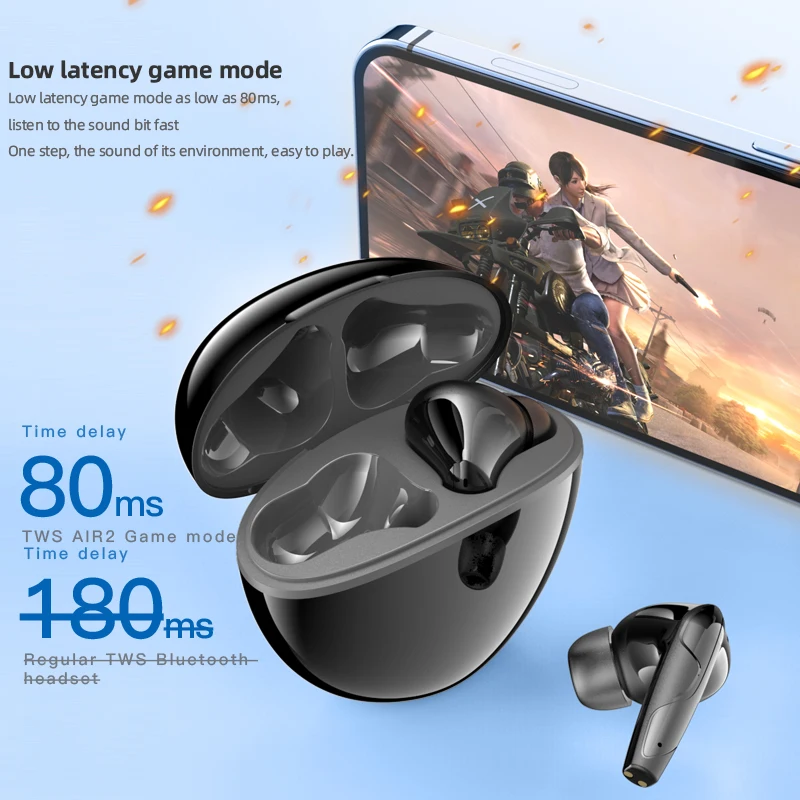 

TWS-наушники Air 2 Pro с микрофоном и поддержкой Bluetooth