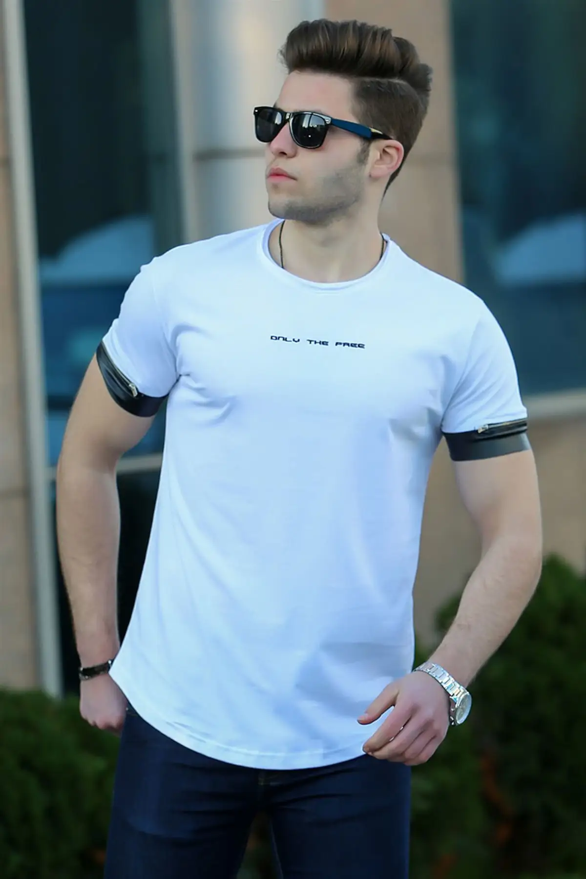 

White Shirts Men's T-Shirts Sport Stylish 2021