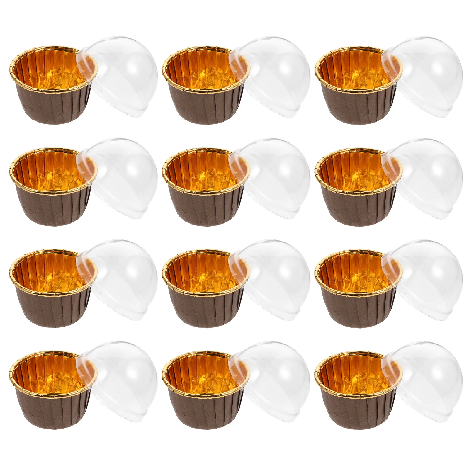 

100 Pcs Mini Containers Roll Cup Curling Paper Cups Cake 6.8X6.8CM Dessert Molds Coffee Baking Kitchen Supplies