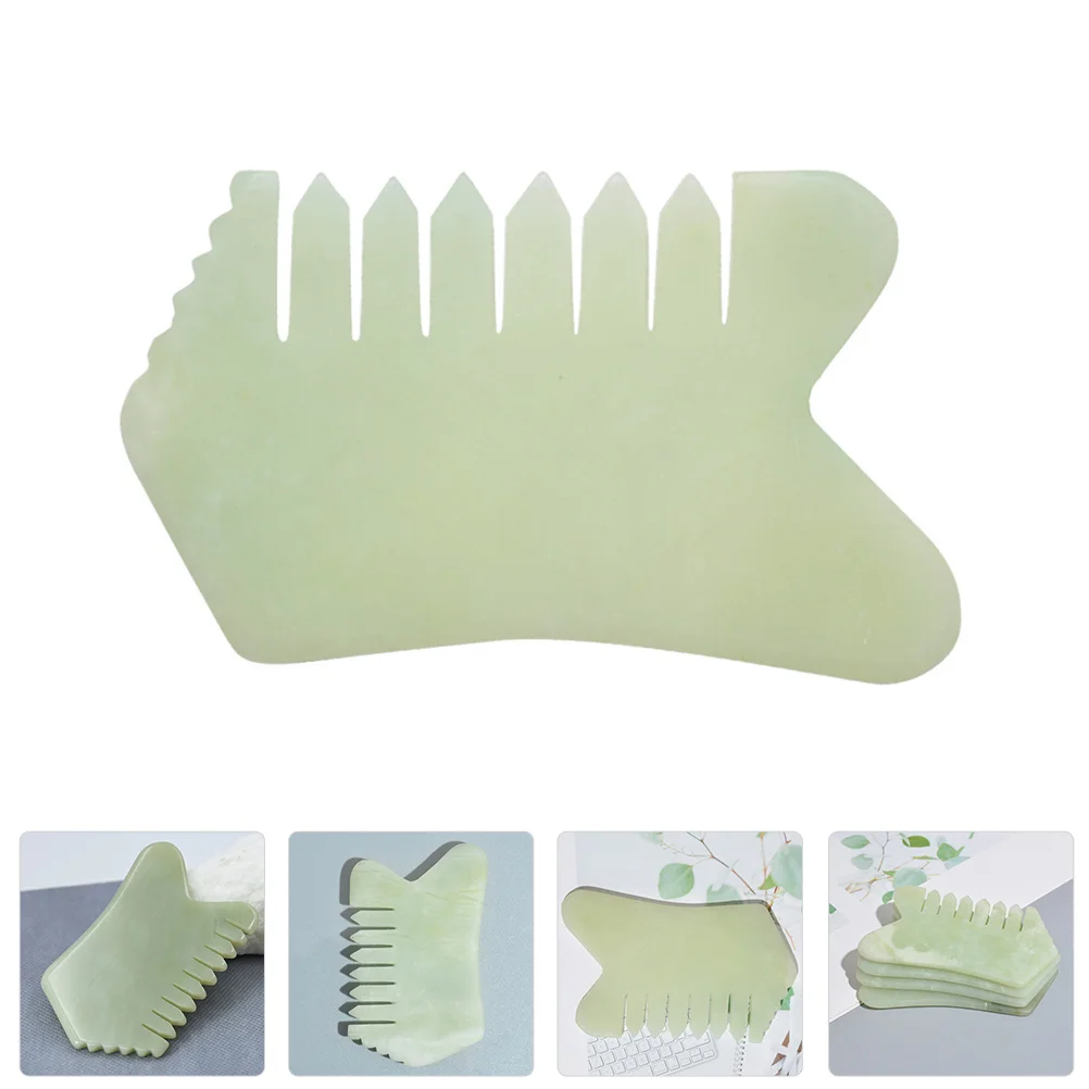

Scraping Combtool Jade Guasha Body Hair Scraper Tools Plate Board Naturalchinese Face Scratch Muscle Skinscalp Facial Gusha