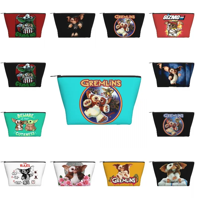 

Kawaii Gremlin 84 дорожная косметичка для женщин Gizmo 80s Mogwai Monster Gremlins косметический Органайзер для Макияжа Косметический набор для хранения
