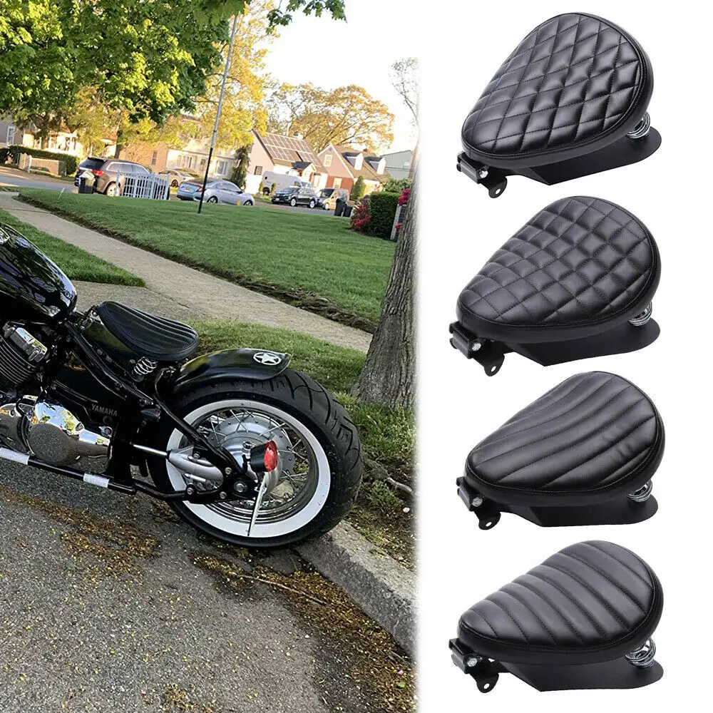 

Motorcycle Spring Solo Seat Base For Yamaha V Star 1300 1100 950 650 250 Bobber For Suzuki Boulevard S40 C50T for Harley Seat
