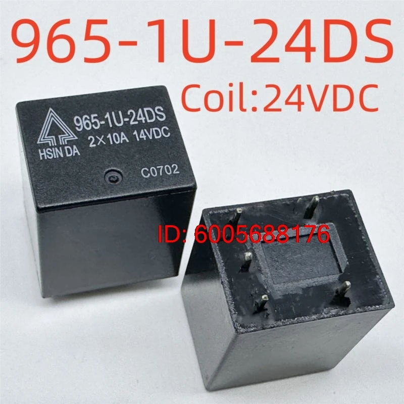 Фото 10 шт. новых реле 965-1U-24DS (41172A-Coil:24V) с 5 контактами №1