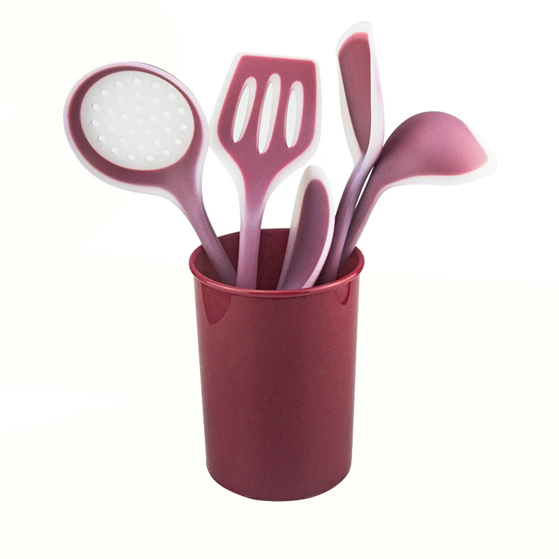 

6Pcs Cooking Tools Set Utensils Kitchen Silicone Non-Stick Temperature Resistance Cookware Kitchen Tools