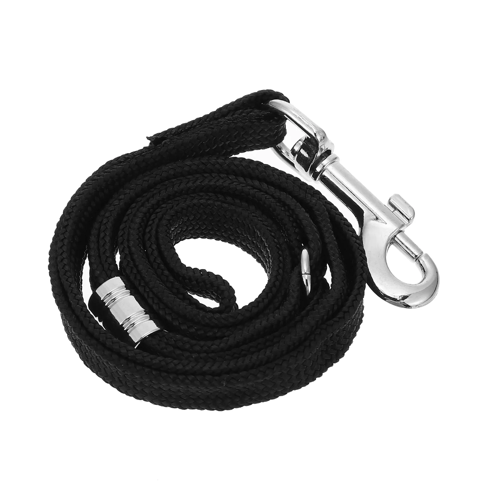 

2 Pcs Adjustable Belt Sling Pet Dog Bath Fixed Ropes Noose 50X2.5X0.1cm Grooming Lifting Black Polypropylene Cat Arm