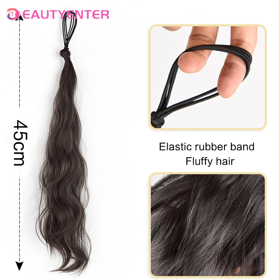 Self-winding hair bundle ball head wig one-piece flower coil artifact high skull top extra bag