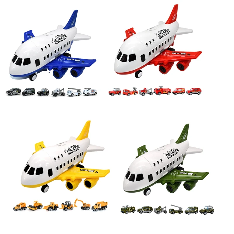 

Inertia Children's Gift Airplane Toy Large Storage With Alloy Truck