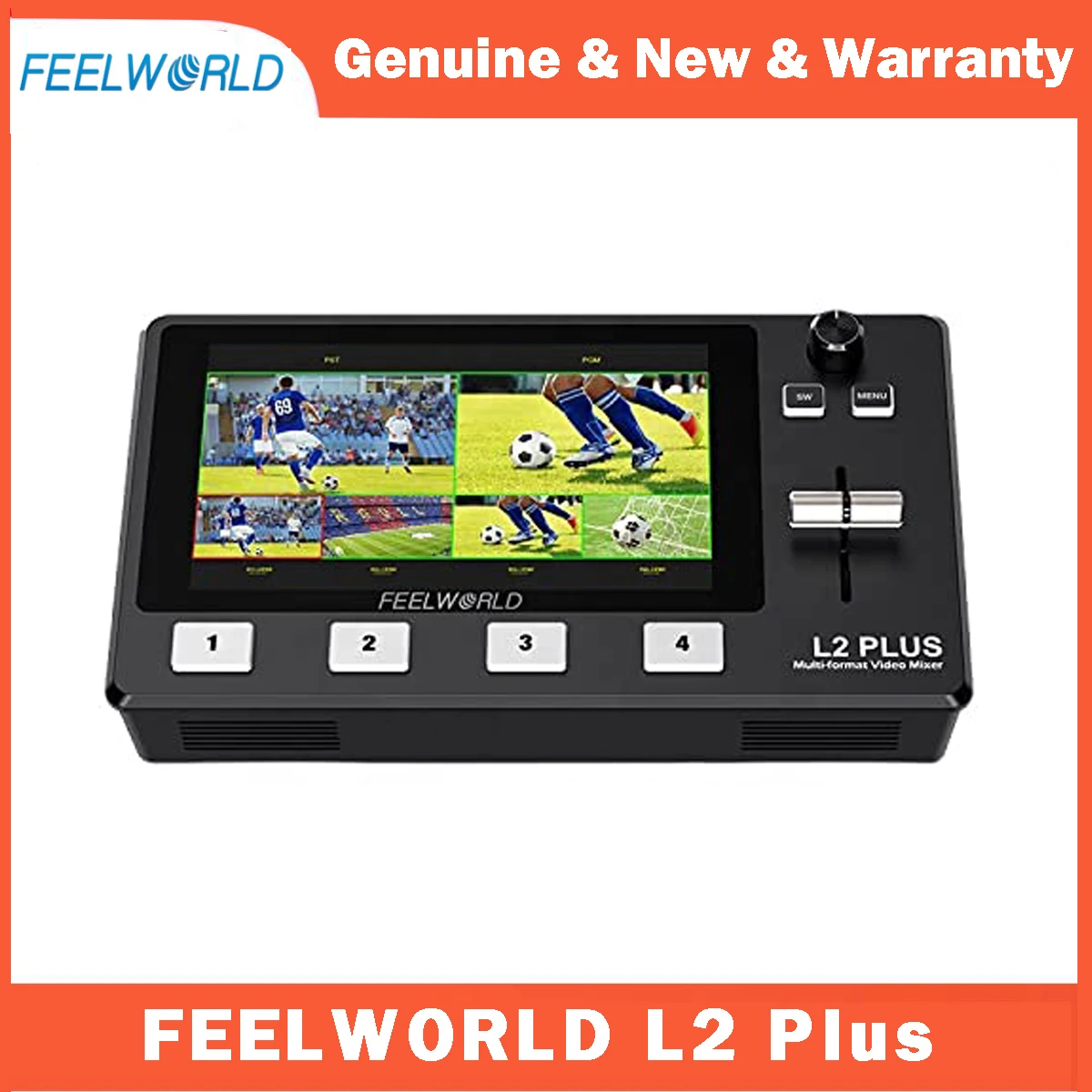 Feelworld L2 Plus 5 5-дюймовый мультикамерный видеомикшер с ЖК-дисплеем и сенсорным