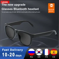 original lenovo smart c8 music sunglasses smart wireless hifi music headset noise cancelling driving glasses earphone with mic