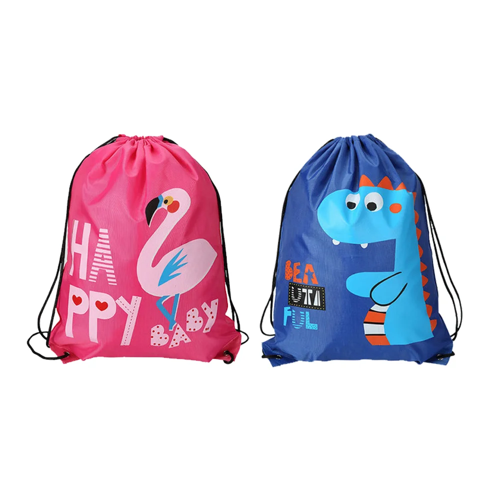 

2Pcs Children Swimming Bags Multi-function Swim Bags Adorable Beach Bags Kids Supply