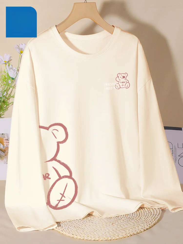 JR Zhenvis розовая рубашка с длинными рукавами для женщин осень 2023 новый свободный