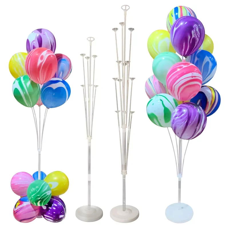 

7/13/19Tubes Balloons Stand Balloon Holder Column Confetti Balloon Baby Shower Kids Birthday Party Wedding Decoration Supplies