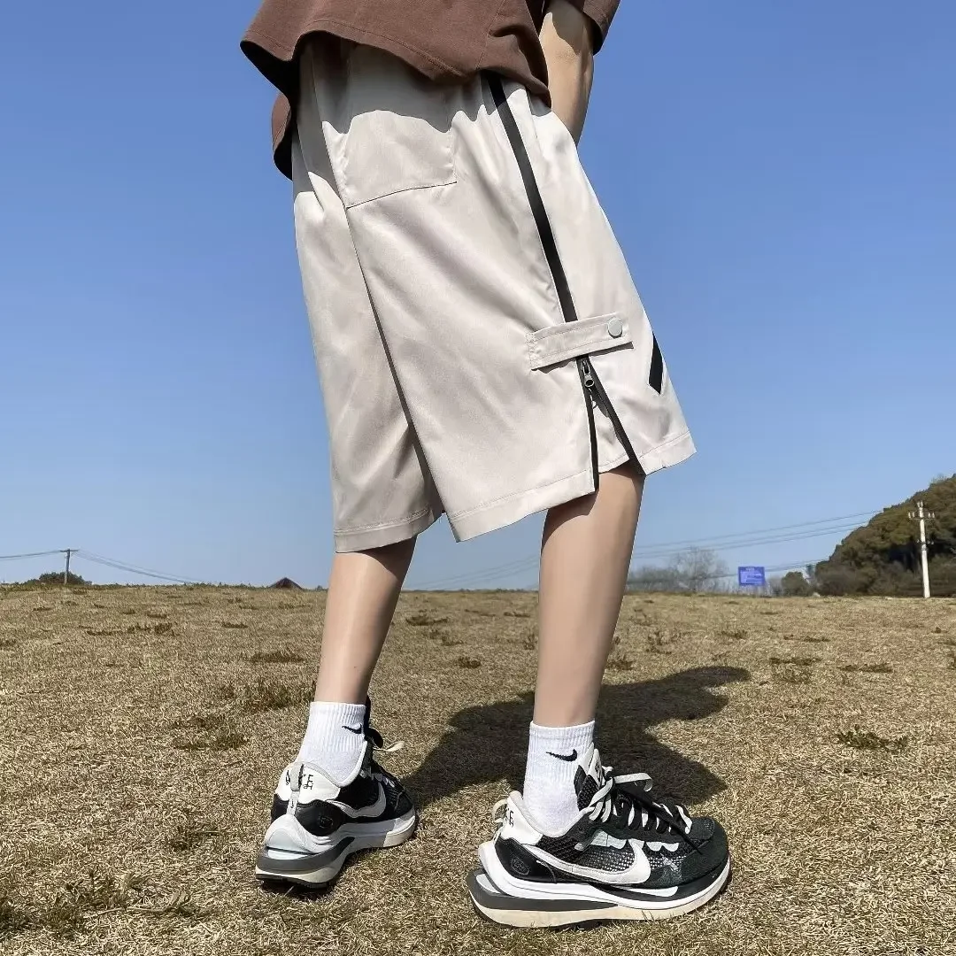 Модные брендовые мужские летние свободные трусы шорты водонепроницаемые