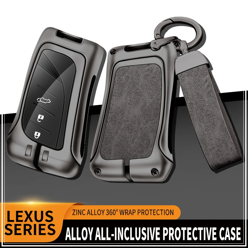 

Zinc Alloy Car Key Case Cover Holder Bag For Lexus UX ES NX US RC LX GX IS GS RX 200 250h 350h LS 450h 260h 300h ES350 Accessory