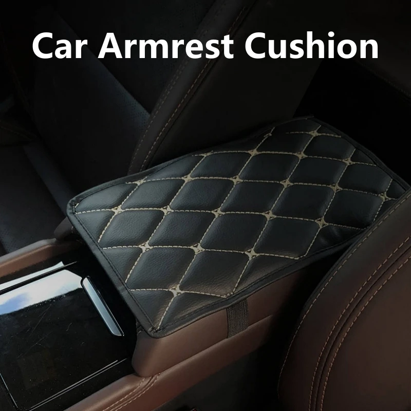 Подушка подлокотника автомобиля из искусственной кожи с вышивкой 3D Comfort Touch —