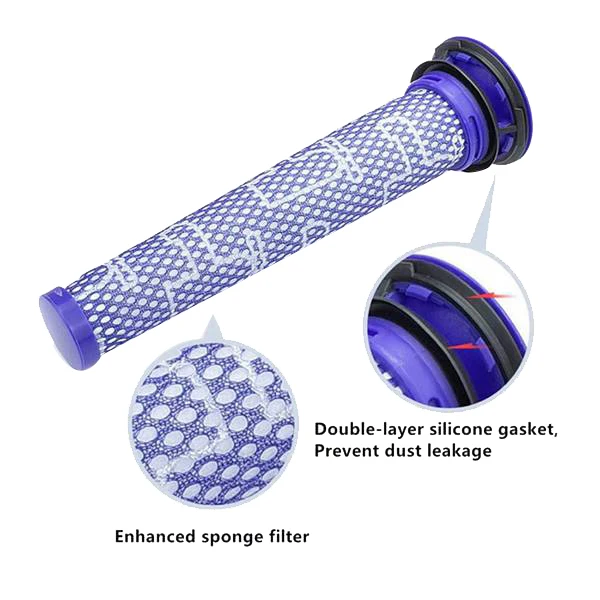 1 настенный кронштейн с 4 предфильтрами для пылесосов Dyson серии V7 V8