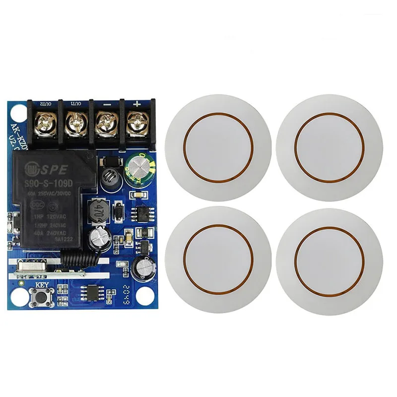 DIY беспроводной 433 МГц универсальный пульт дистанционного управления DC 12 В 24 48 30а