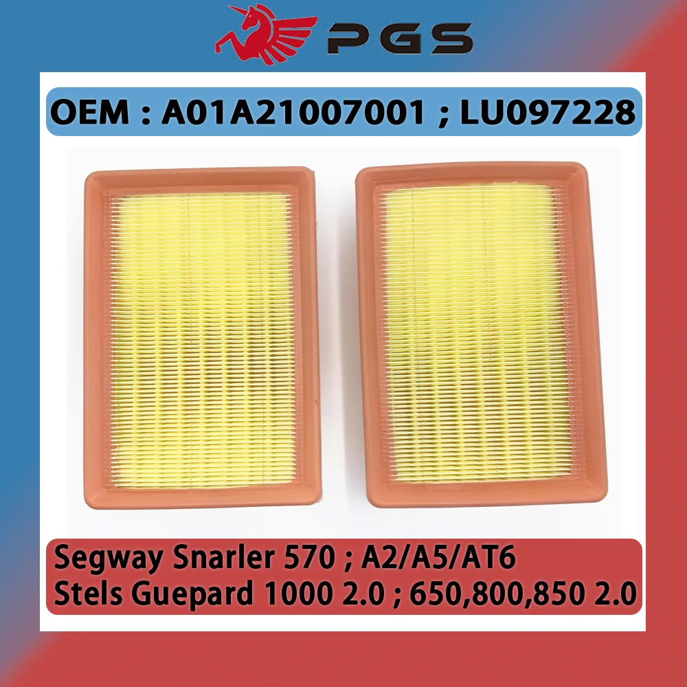 

Воздушный фильтр PGS, 2 шт., для Stels Guepard 1000 2,0 650 800 850 2,0 ATV Segway 570 Snarler A2 A5 AT6 LU 097228 A01A 21007001