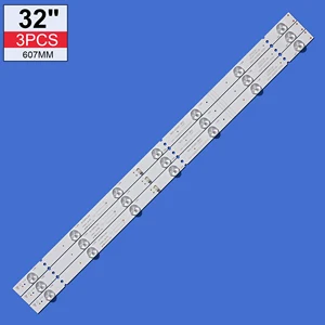 Полоса светодиодной подсветки 100% мм, 7 светодиодный Дов, 5800-W32001-3P00, 05-20024A-04A, для 607, 32HX4003, 32E360E, 32E3000, 1 комплект