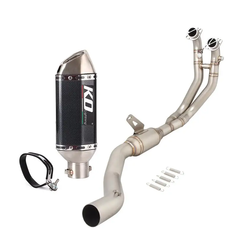 Мотоциклетная полная выхлопная система передняя звеньевая труба скользящий