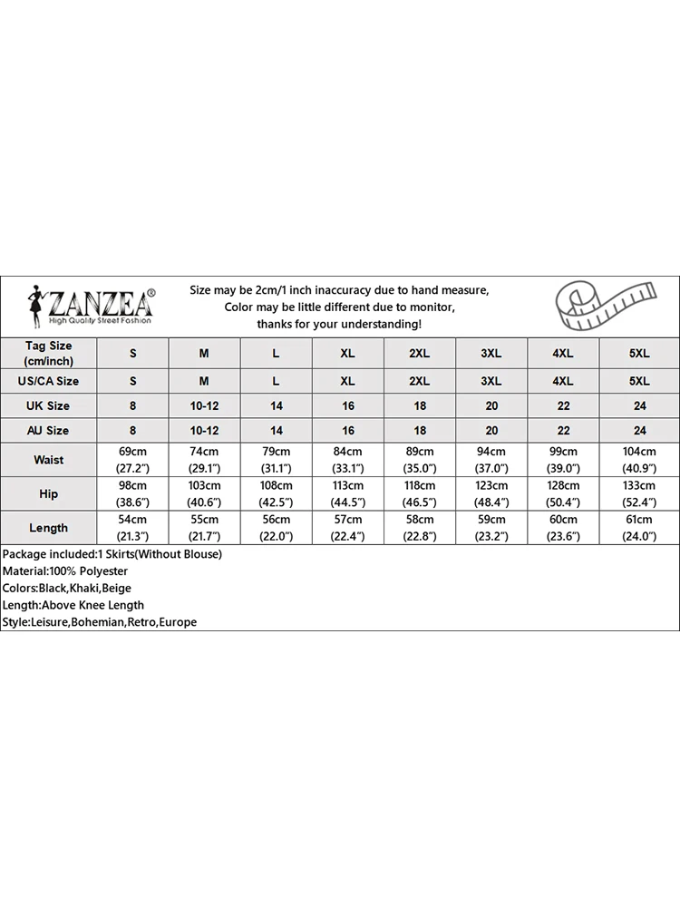 ZANZEA Элегантная юбка-карандаш на пуговицах Повседневная одежда 2025 Модные женские