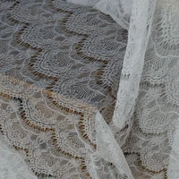 1 5 meters wide beautiful soft texture eyelash lace fabric wedding veil home curtain decoration accessories