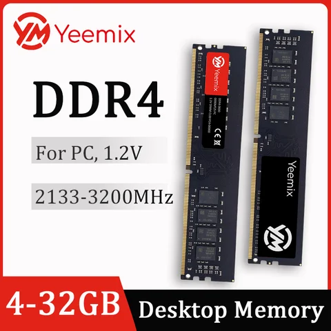 Yeemix DDR3/DDR4 оперативная память 4/8/16 ГБ