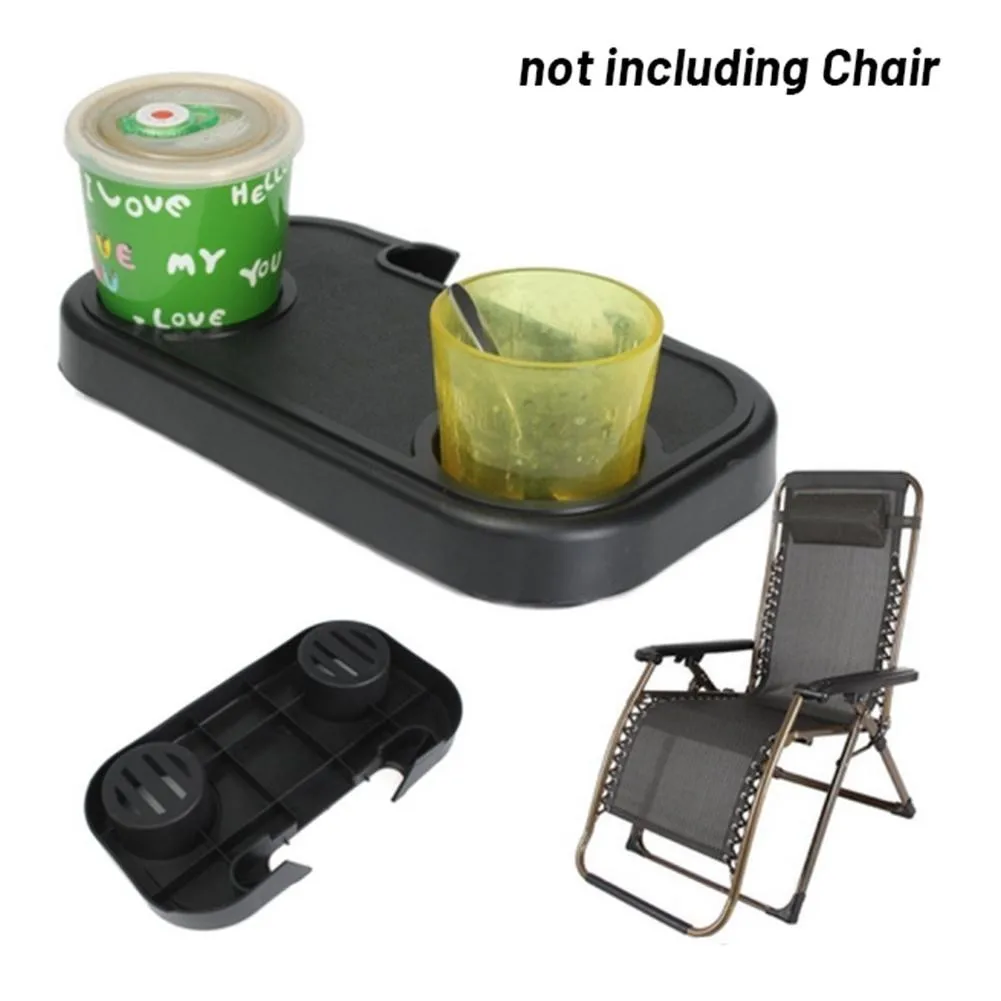 

1 Pc Portable Folding Camping Picnic Outdoor Beach Garden Chair Side Tray For Drinks Tray For Folding Chairs Outdoor Accessories