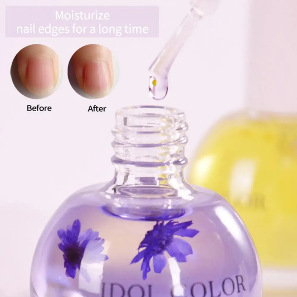 

15ml Dried Flower Cuticle Oil Nail Nutrient Oil Fruit Flavor Nail Anti-Edge Barb Gel Nail Polish Cuticle Remover Nail Care Oil