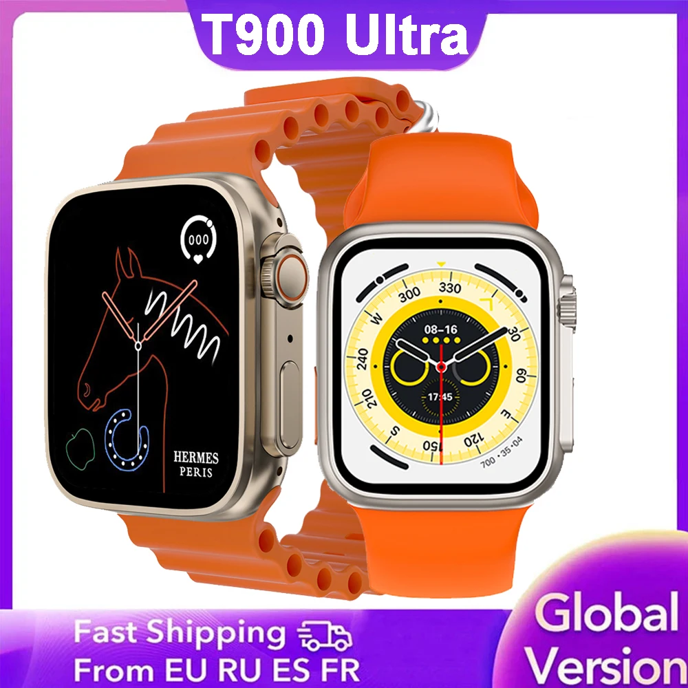 

T900 Ultra Smart Watch Series 8 Bluetooth Calls Wireless Charger Men Women Sport Fitness T800 Smartwatch PK KD99 S8 X8 XS8 Pro