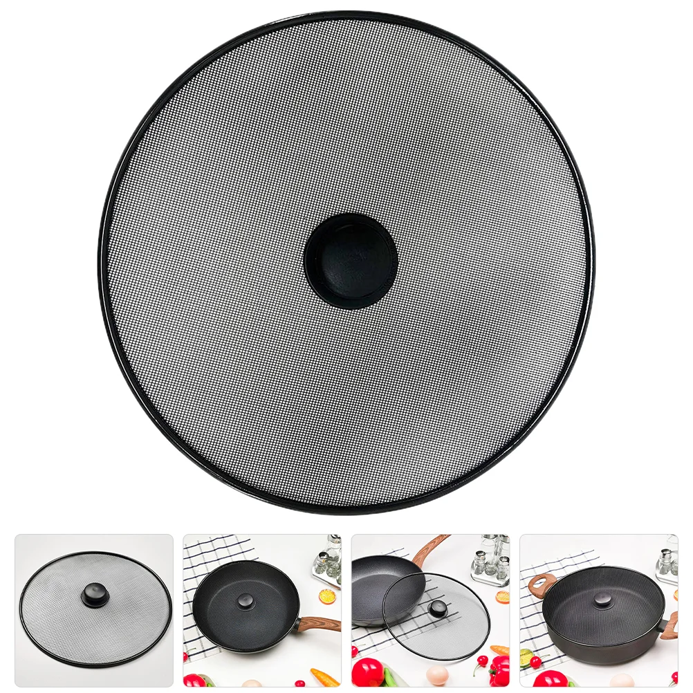 

Splatter Screens Pan Grease Cooking Home Tools Splash Proof Stainless Steel Guard Stove Top Frying Grille pain