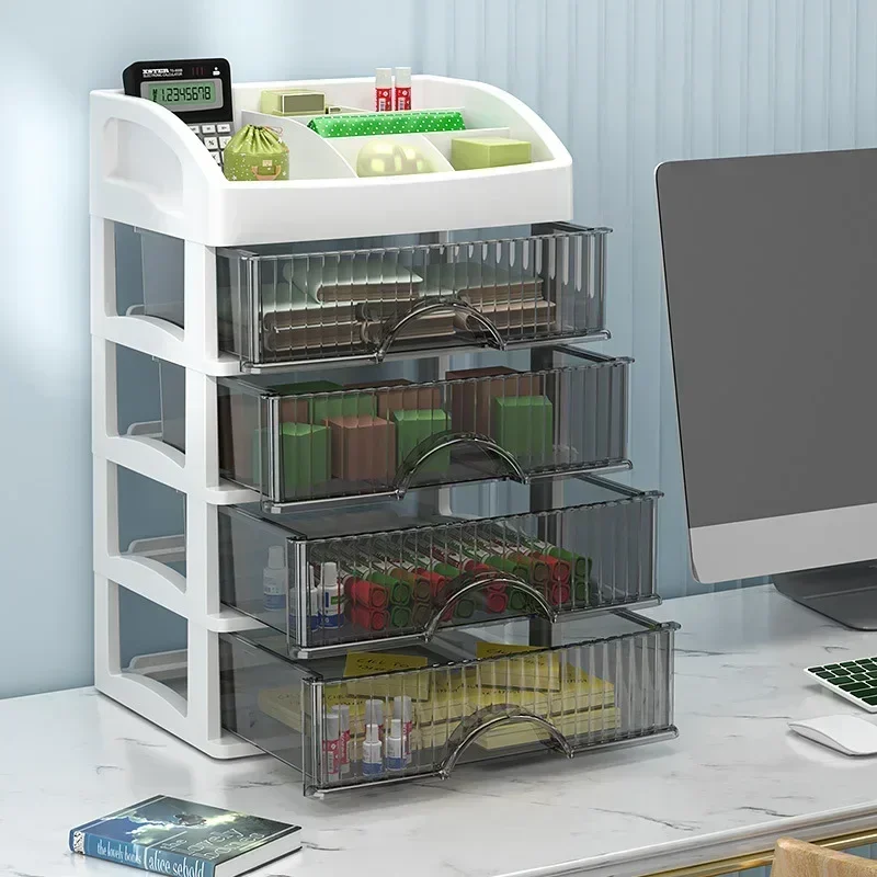 Органайзер для косметики пластиковый ящик коробка хранения держатель помады