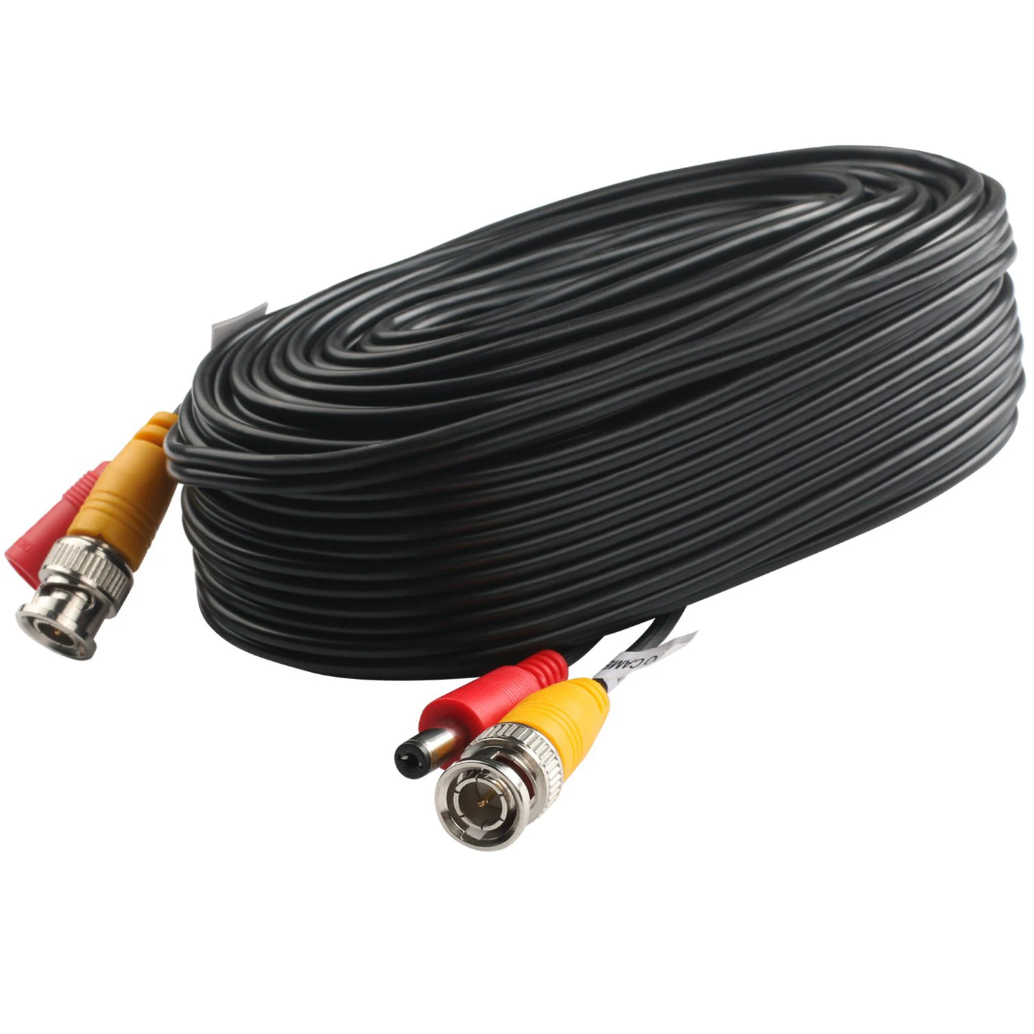 BNC Video Power Cable Pre-Made All-in-One Video Security Camera Cable Wire with Two Connectors for CCTV DVR Surveillance Camera