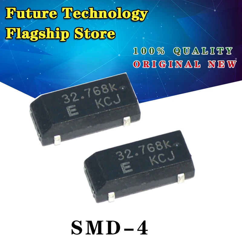 

Кристалл SMD 32,768 K, 4P, 32768, 3,8 пФ, MC-306, MC306, 2,5x8x, 10 Uds.