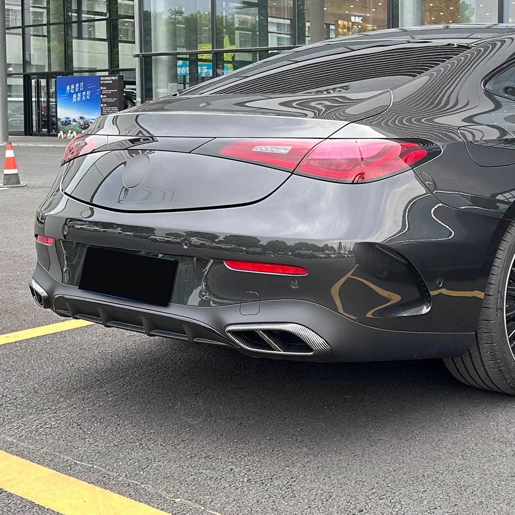 Фото Накладка на выхлопную трубу (глушитель) для Mercedes-Benz CLE Coupe C236 CLE260 300 CLE53 AMG 2024+ №3