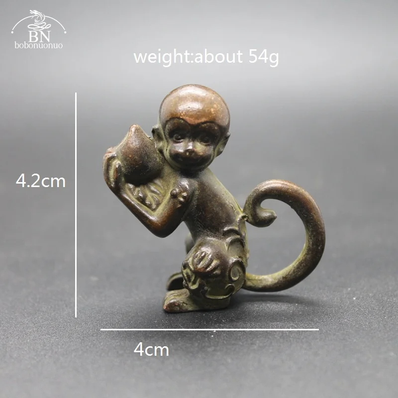 Металлическая статуэтка обезьяны обезьяны открыток