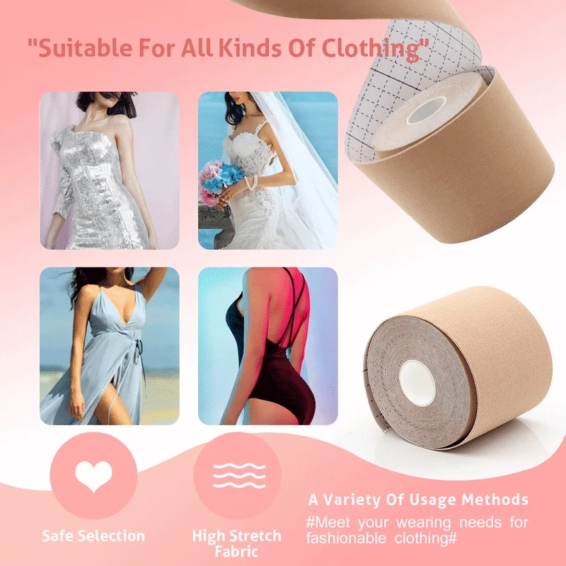 Женская лента для подтяжки груди пуш-ап невидимый бюстгальтер сосков наклейки