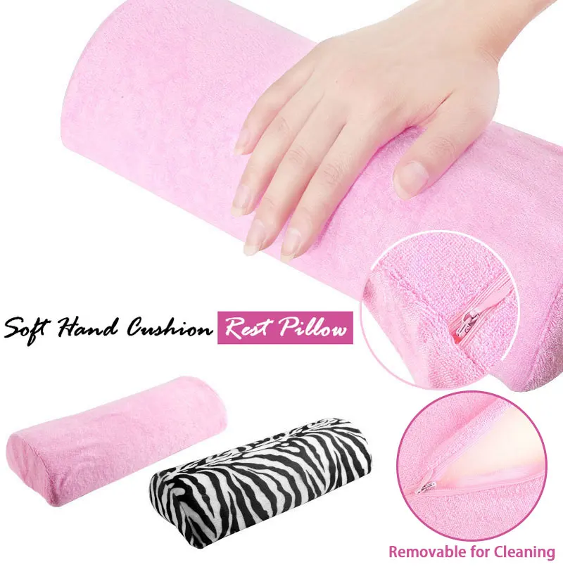 

Soft Hand Rests Cushion Sponge Towel Pillow Manicure Care Nail Art Tools Removable for Cleaning Professional Beauty Nail Mat Pad