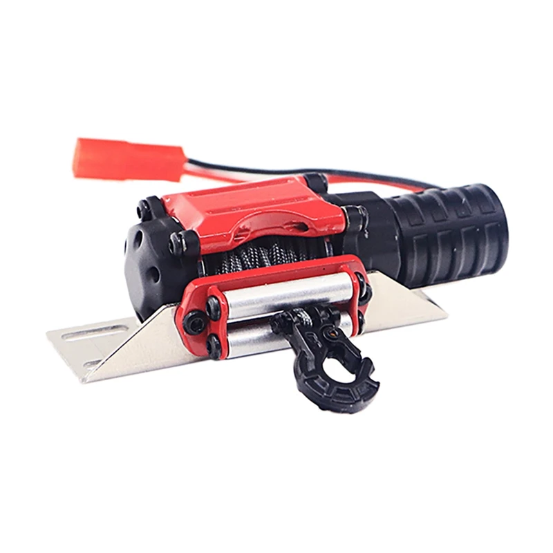 

For RC 4WD 1/10 Climbing Car Metal Electric Winch Hardware Modification Upgrade Simulation Accessories Trx-4 D90 SCX10
