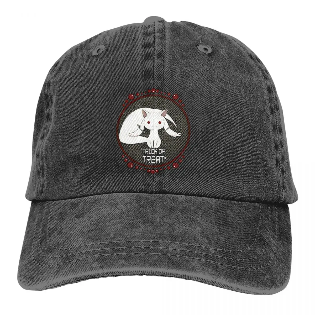 

Summer Cap Sun Visor Trick Or Treat Hip Hop Caps Puella Magi Madoka Magica Anime Cowboy Hat Peaked Hats