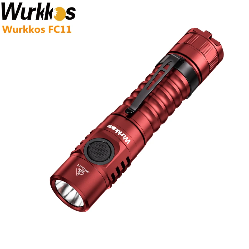 Тактисветильник мини-вспышка Wurkkos FC11 18650 светодиосветодиодный лм LH351D карманный