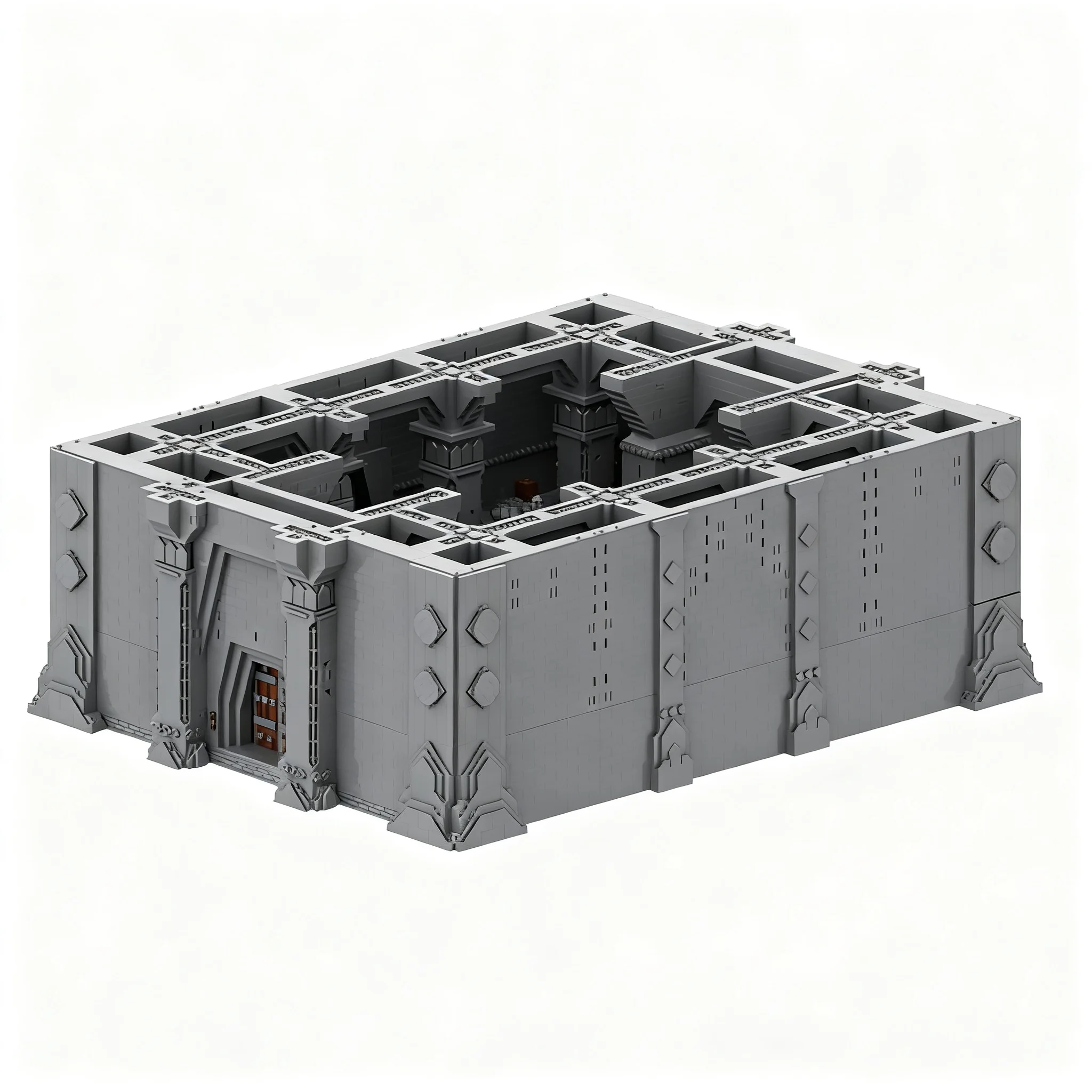 Фото 17063 детали MOC UCS Мория, гробница Балина, полный набор, Хоббит, Властелин колец, модель, строительные блоки, архитектурная игрушка, рождественские подарки, DIY №2