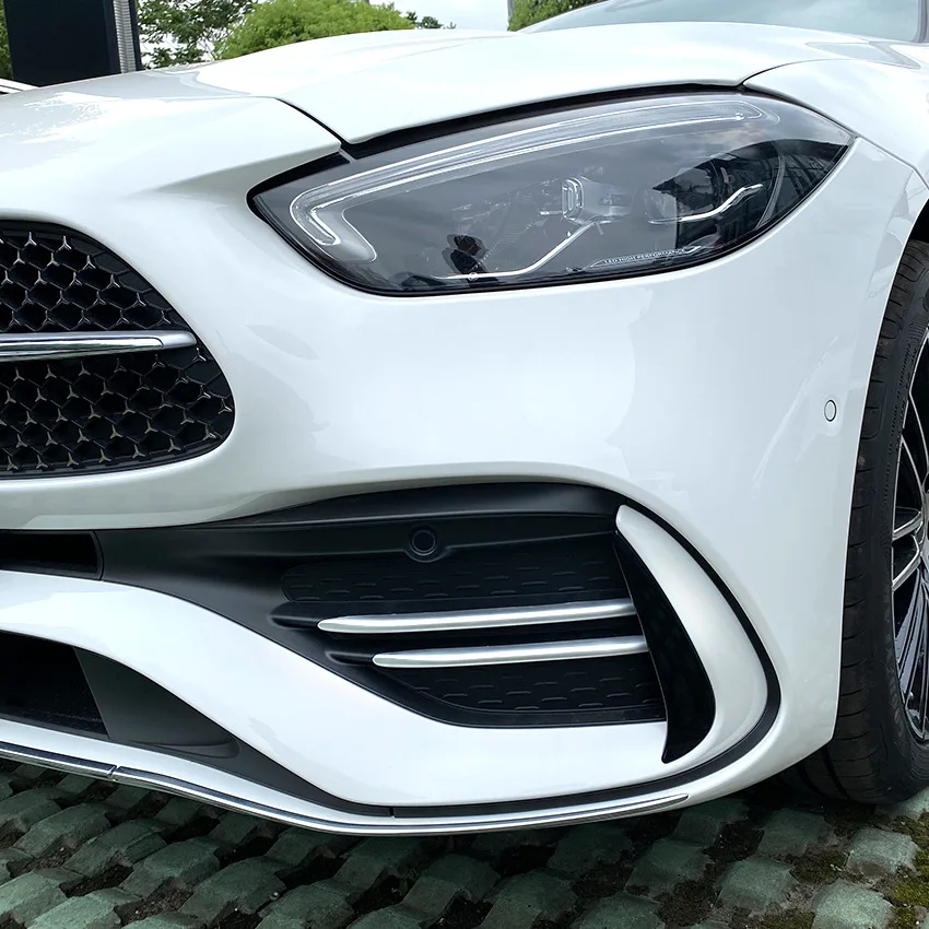 

For Mercedes-Benz C-Class W206 C200 C260 C300 2020+ Front Bar Grille Trim Exterior Modification Car Decoration Stickers